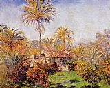 Country Canvas Paintings - Small Country Farm in Bordighera